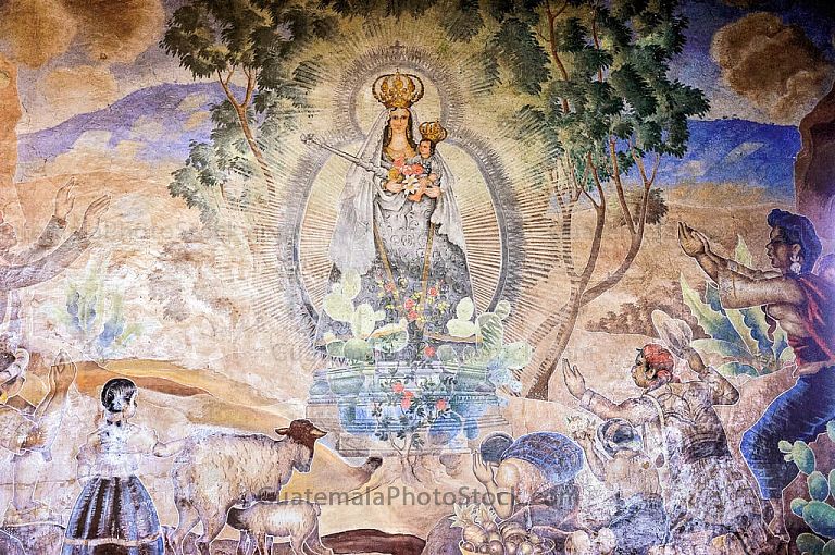 Cuadro de la Virgen de Candelaria de Chiantla