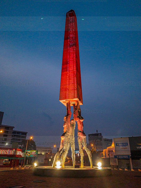 Obelisco de la República, Zona 4