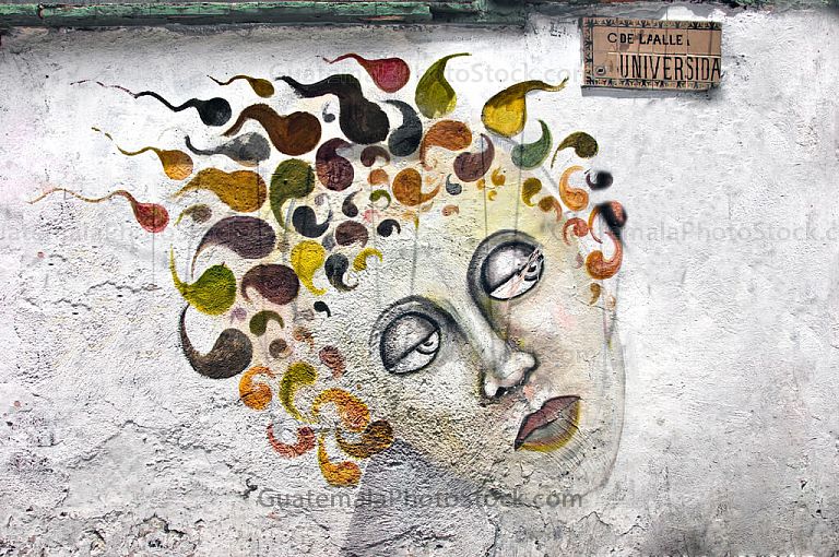 Graffities de la novena avenida zona 1