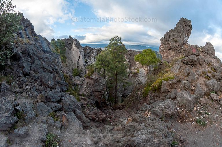 Cima del Volcán Cerro Quemado