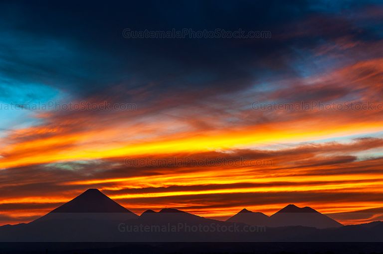 Atardecer sobre la Ciudad de Guatemala