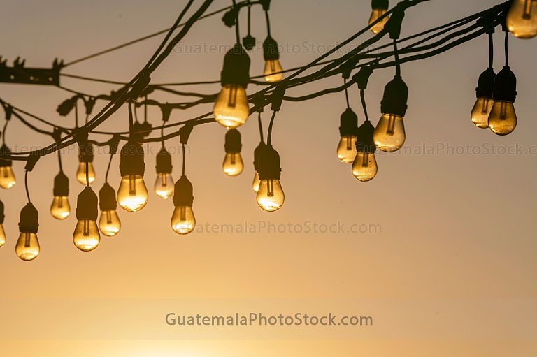 Luces al atardecer