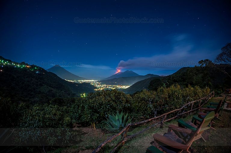 Erupción del Volcán de Fuego