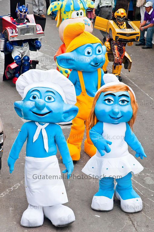 Botargas de Los pitufos