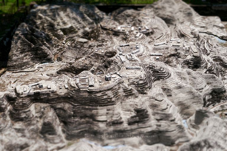Maqueta del Sitio Arqueológico Mixco Viejo