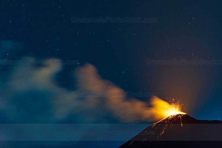 Erupción Volcan de Pacaya