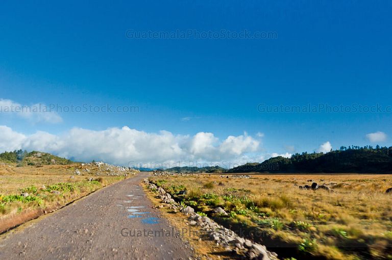 Camino en la Sierra de los Cuchumatanes