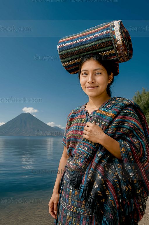 Mujer guatemalteca de etnia maya