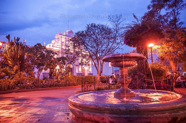 Parque central de la Antigua Guatemala