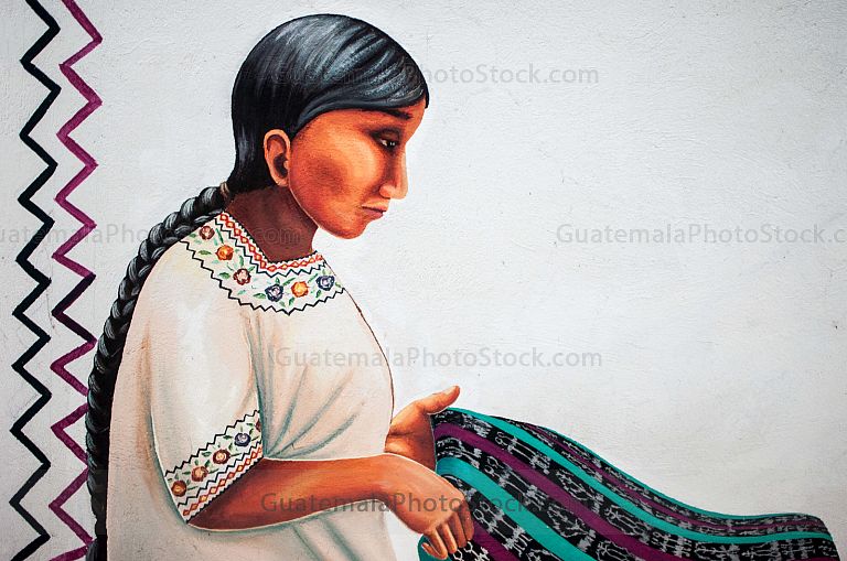 Mural en el museo Katinamit