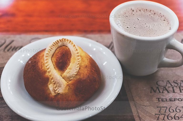 Pan de yemas y chocolate