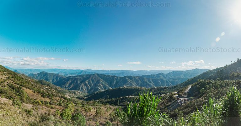 Paisaje en ruta hacia Nebaj, Quiché