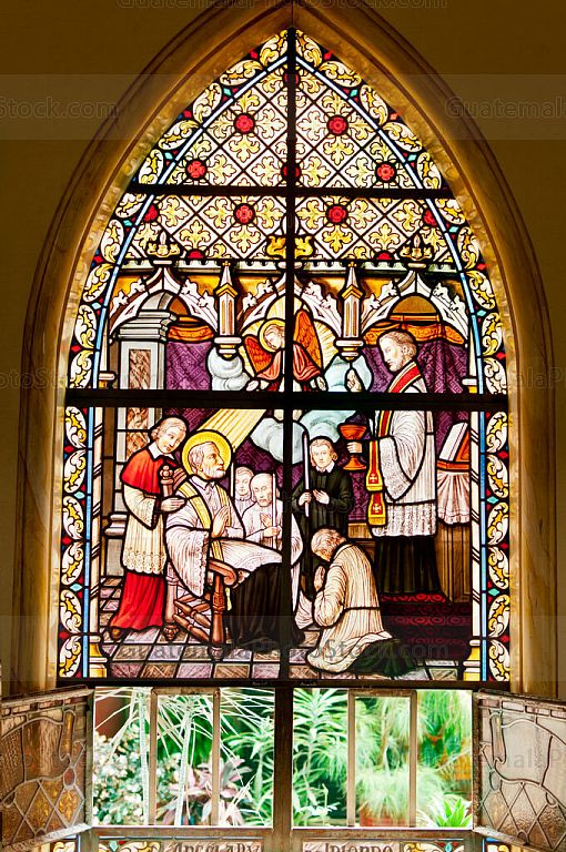 Vitral de la iglesia de la Casa Central
