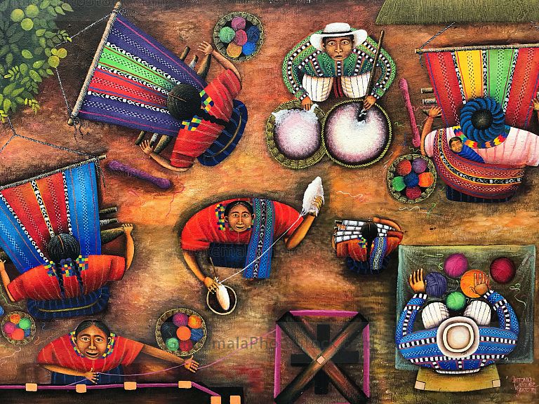 Mural en San Juan La Laguna