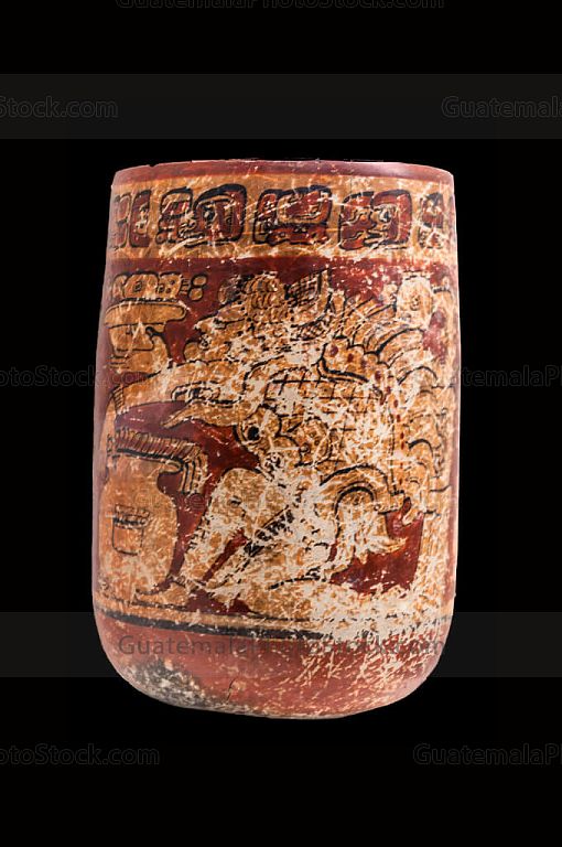 Vaso policromado