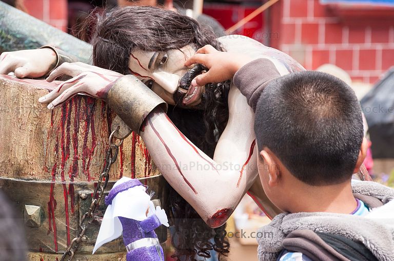 Imagen de Cristo y niño