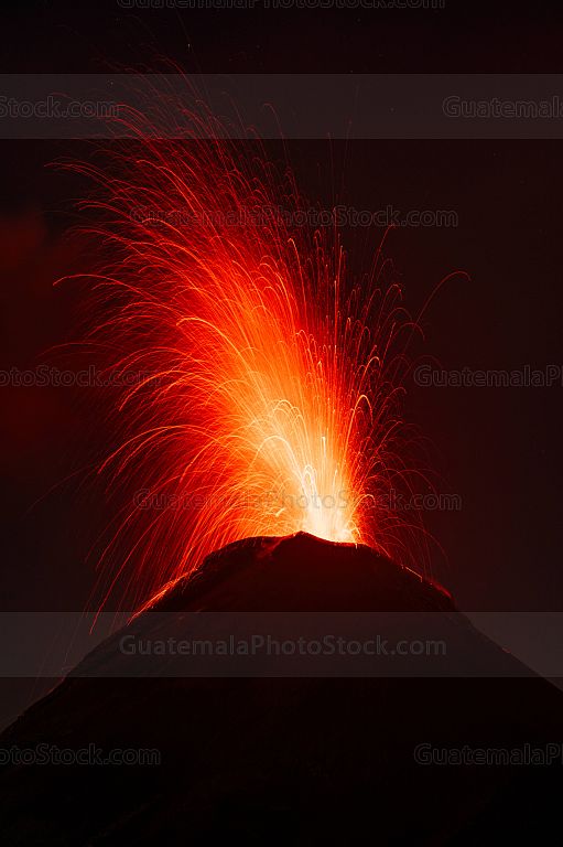 Erupción del Volcán de Fuego