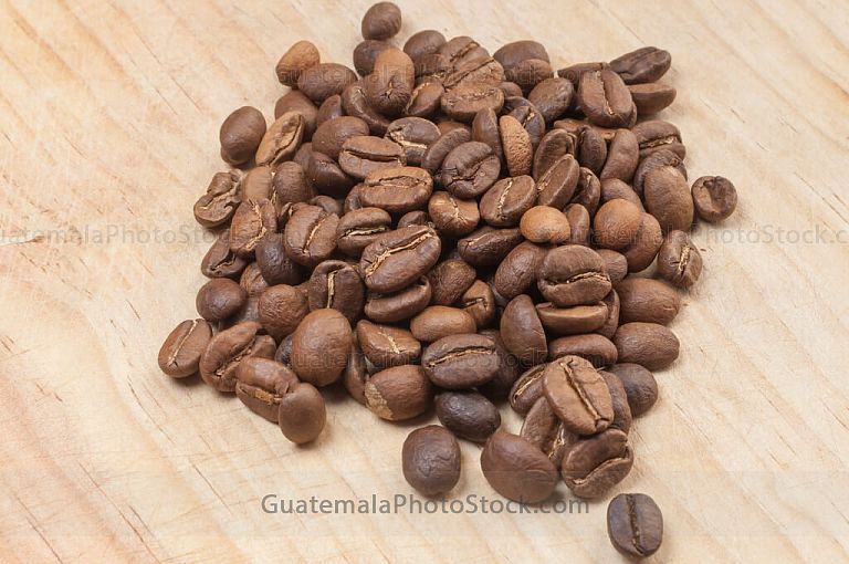 Granos de café tostado