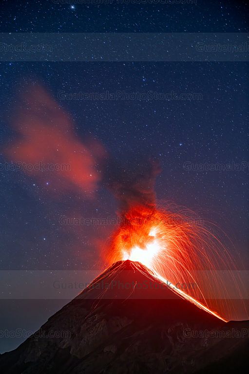 Erupción del Volcán de Fuego