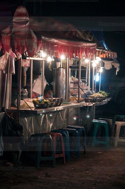 Ventas de comida callejera