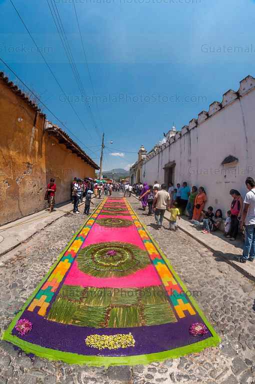 Alfombra de aserrín