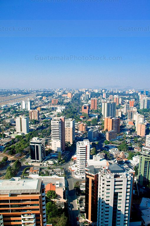 Ciudad de Guatemala desde el aire