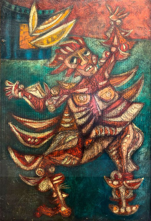 Obra Serie de Fuego, Marco Augusto Quiroa, 1969