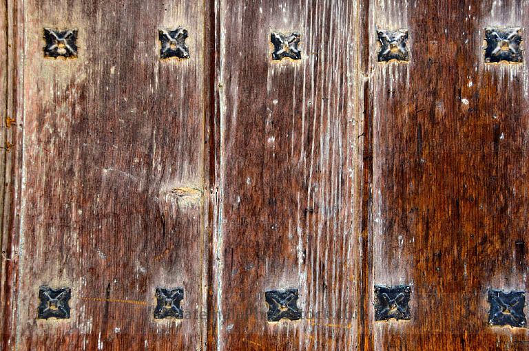 Detalle de la puerta de la Ermita de la Concepción