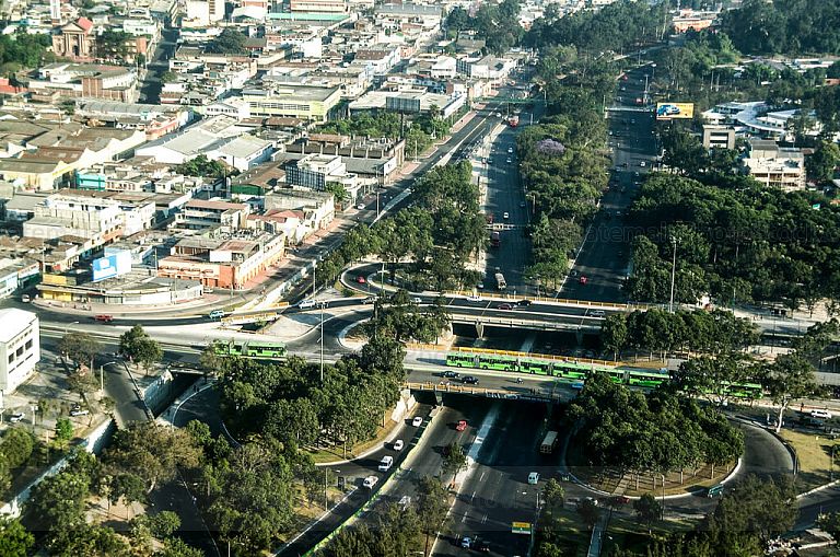 El Trebol desde el aire