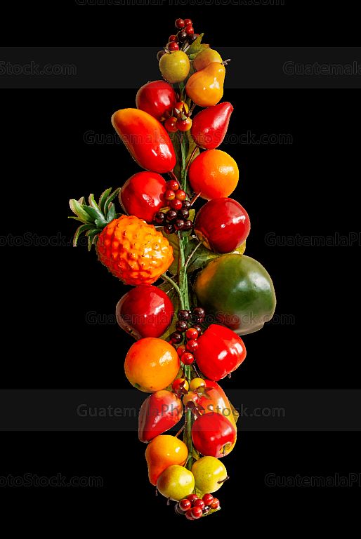 Artesanía de racimo de frutas