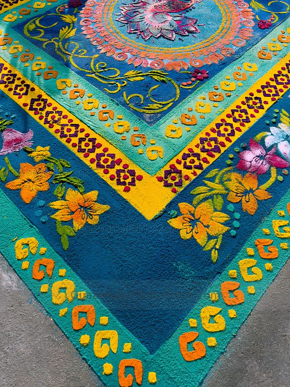 Alfombra en la calle ancha, Antigua Guatemala