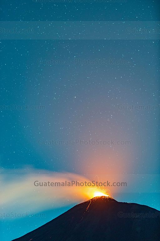 Erupción Volcan de Pacaya