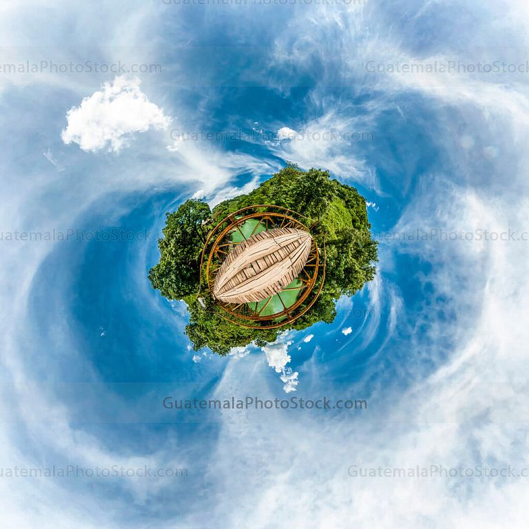 Tiny Planet: Río Cahabón, Alta Verapaz