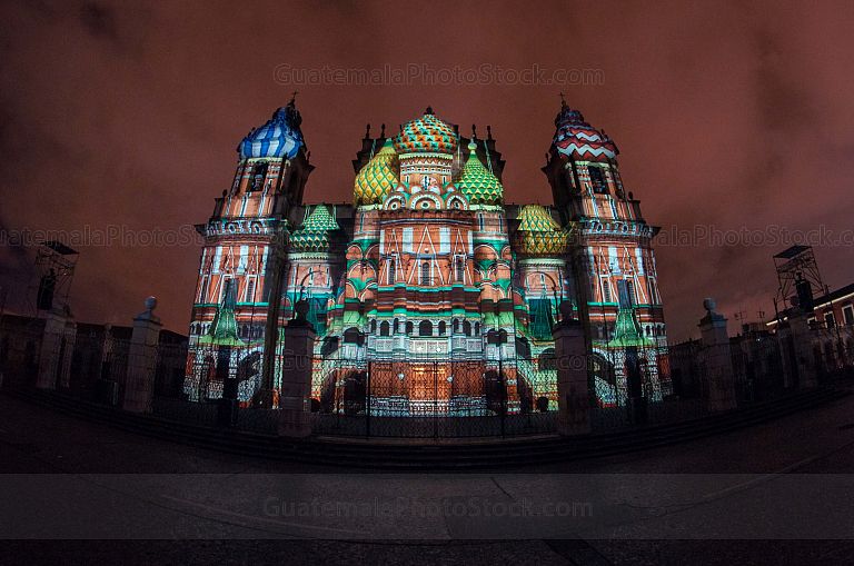 Mapping sobre la fachada de la Catedral Metropolitana