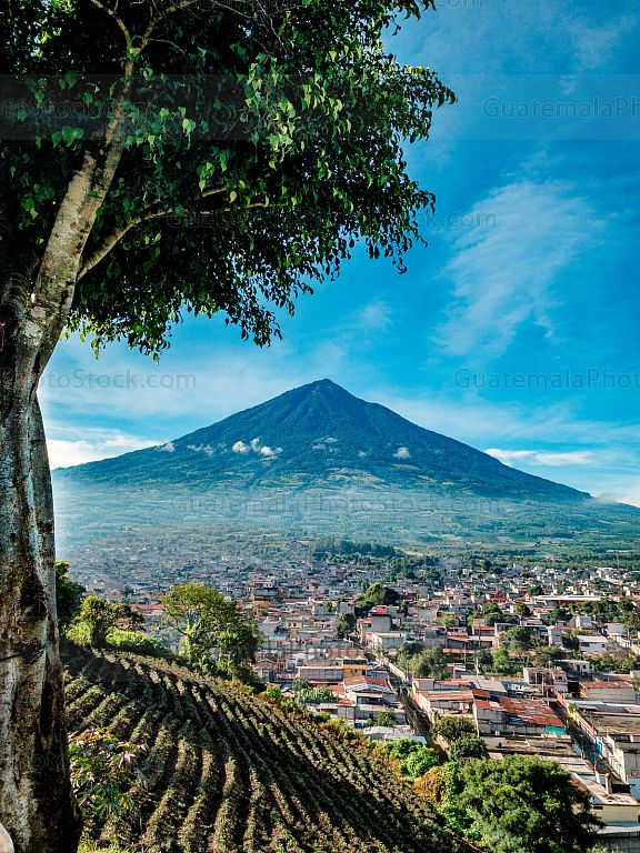 Volcán de Agua, mirador San Lorenzo el Cubo