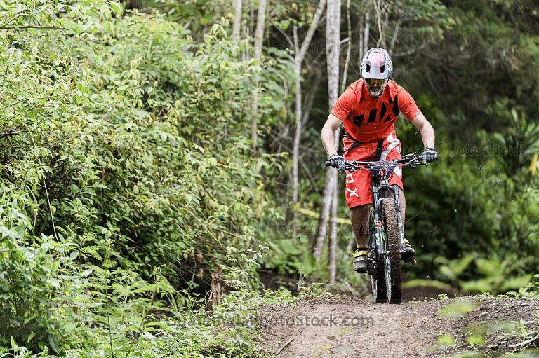 Carrera de bicicleta de montaña