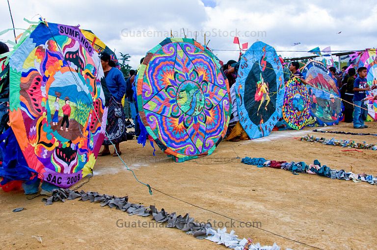 Barriletes gigantes de Sumpango