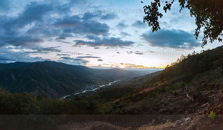 Atardecer en Sacapulas, Quiché