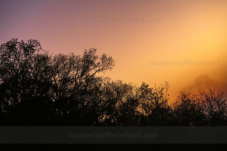 Atardecer sobre la Costa Sur
