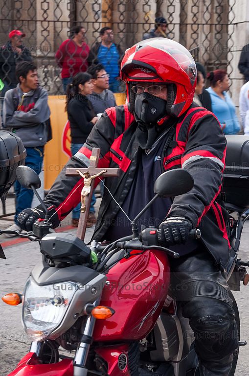 Participante en la Caravana del Zorro