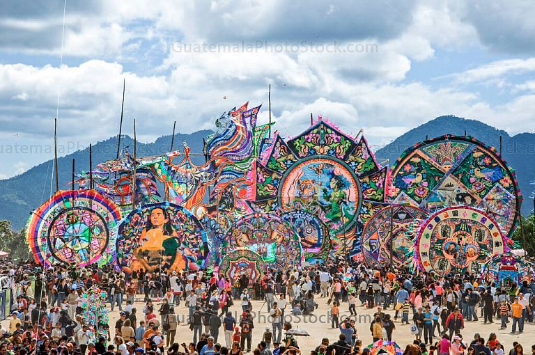 Barriletes gigantes de Sumpango