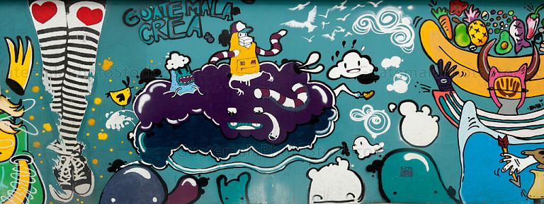 Graffities de la quinta avenida zona 1