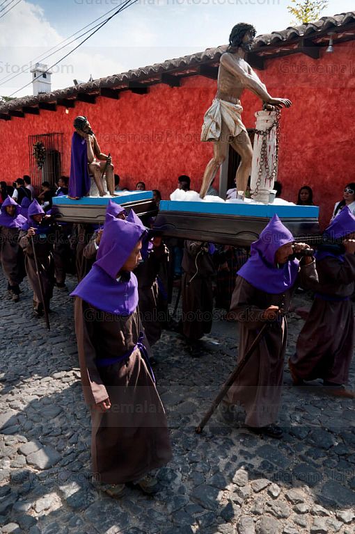 Pasos de la procesión de Santa Ana