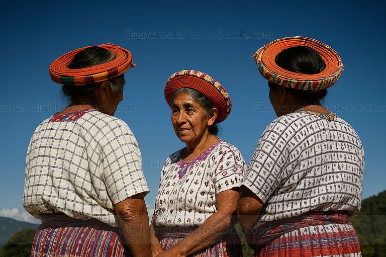 Mujer guatemalteca de etnia maya