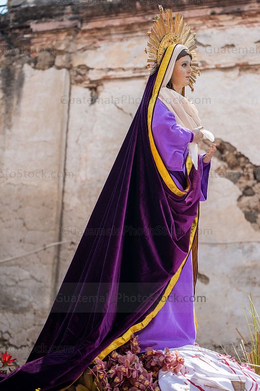 Virgen de Dolores, Templo de la Merced, Antigua Guatemala