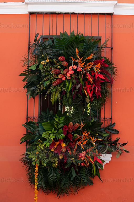 Balcon decorado, Antigua Guatemala