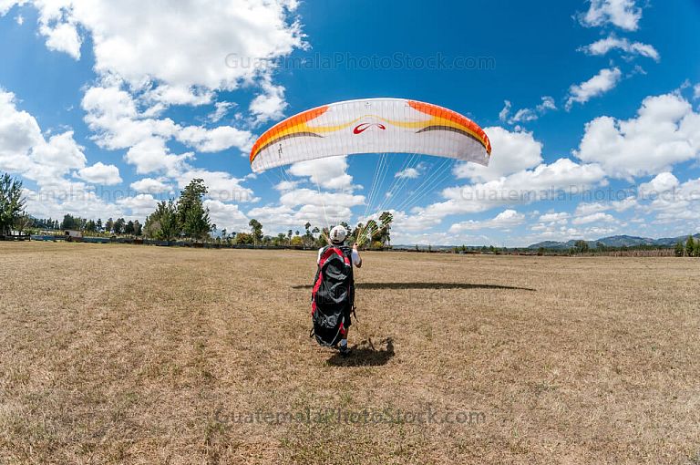 Practica de parapente