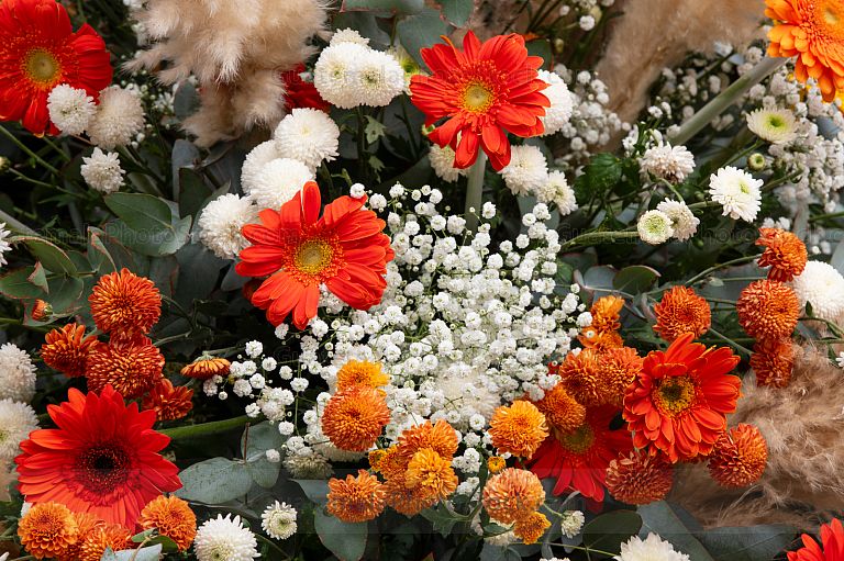 Detalle de arreglo floral