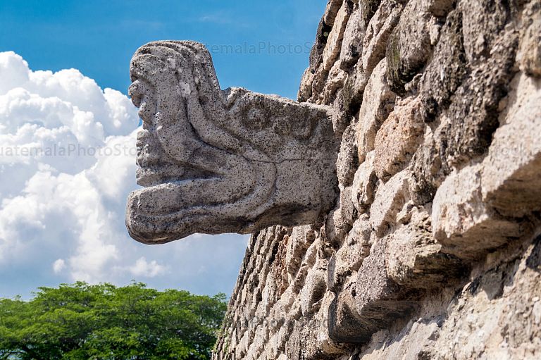 Detalle del Juego de Pelota, Mixco Viejo