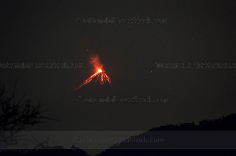 Erupción del Volcán de Fuego
